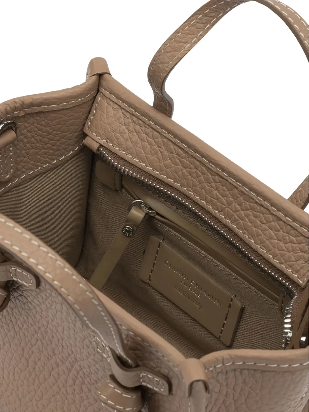 GIANNI CHIARINI ミス マルセラ ノットディテール トートバッグ - 画像5