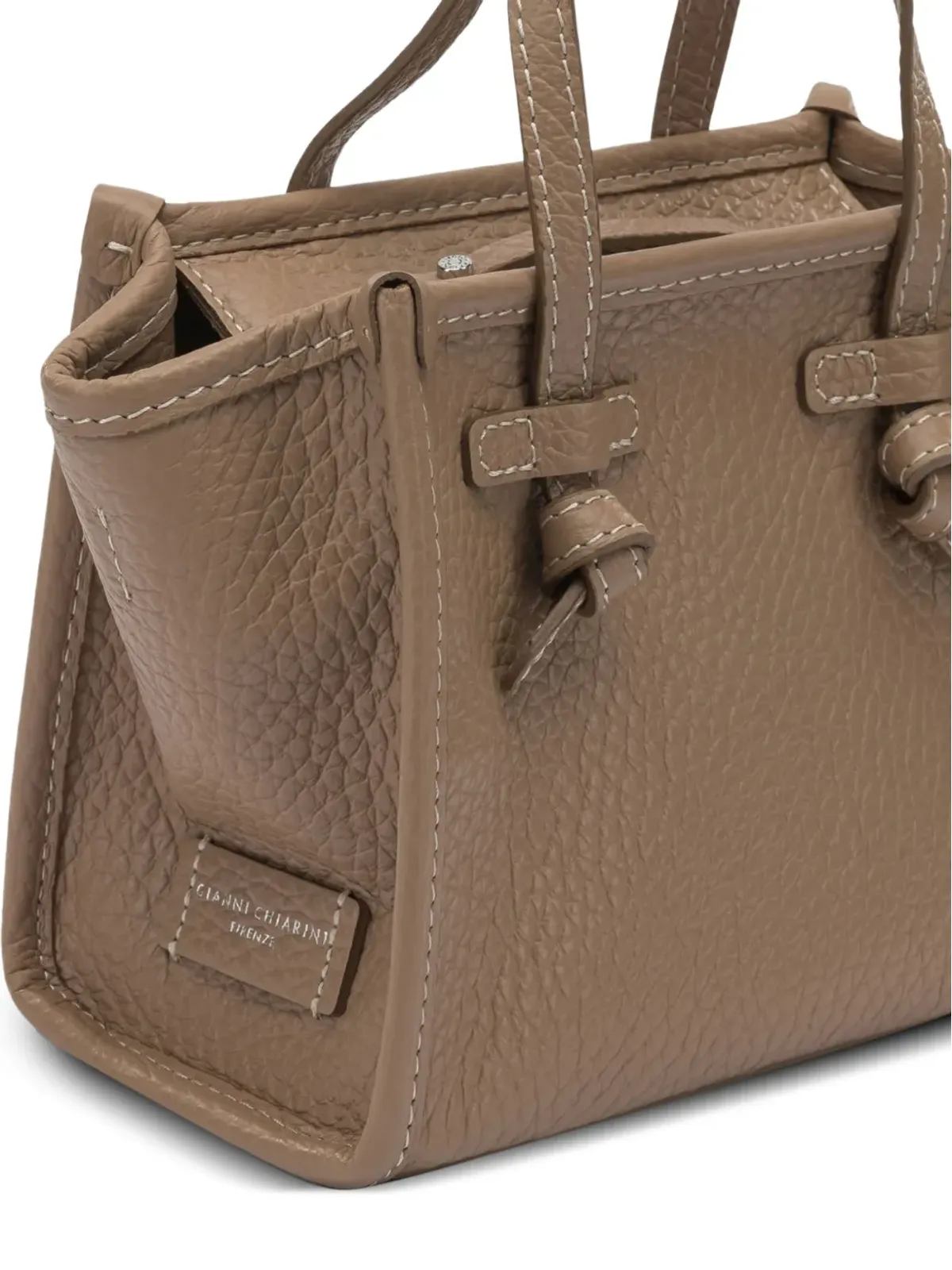 GIANNI CHIARINI ミス マルセラ ノットディテール トートバッグ - 画像4
