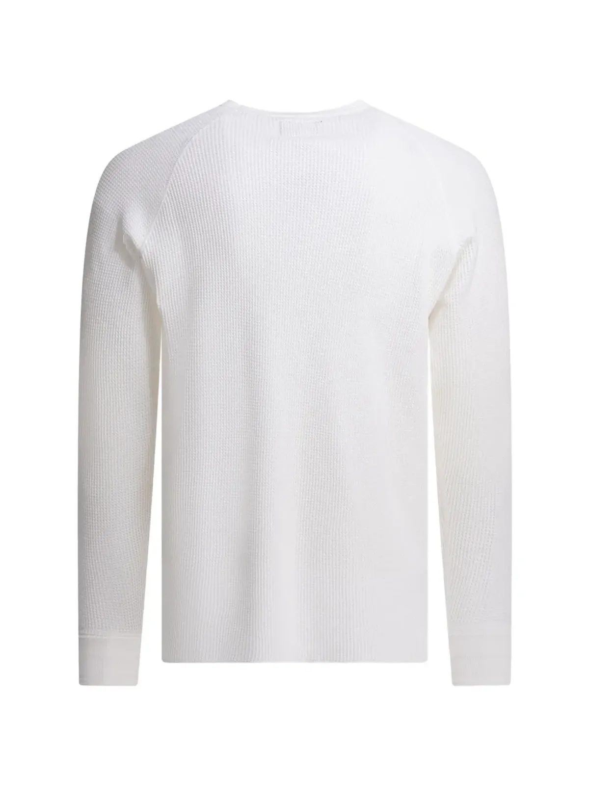 BEAMS PLUS ロングスリーブ ワッフルテクスチャー Tシャツ - White - 画像2