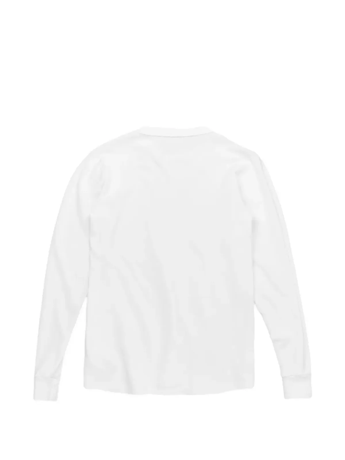 Les Tien ホワイトのサーマル長袖Tシャツ - 画像2
