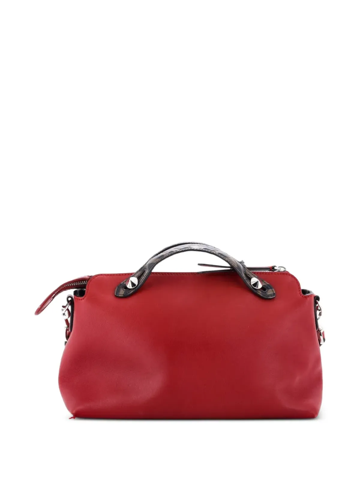 Fendi Vintage By The Way レザー ズカエンボスディテール付き 小型サッチェル - 画像2