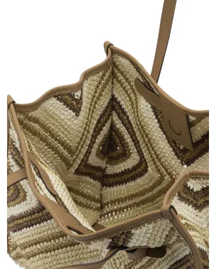 GIANNI CHIARINI 幾何学模様のトートバッグ - サムネイル5