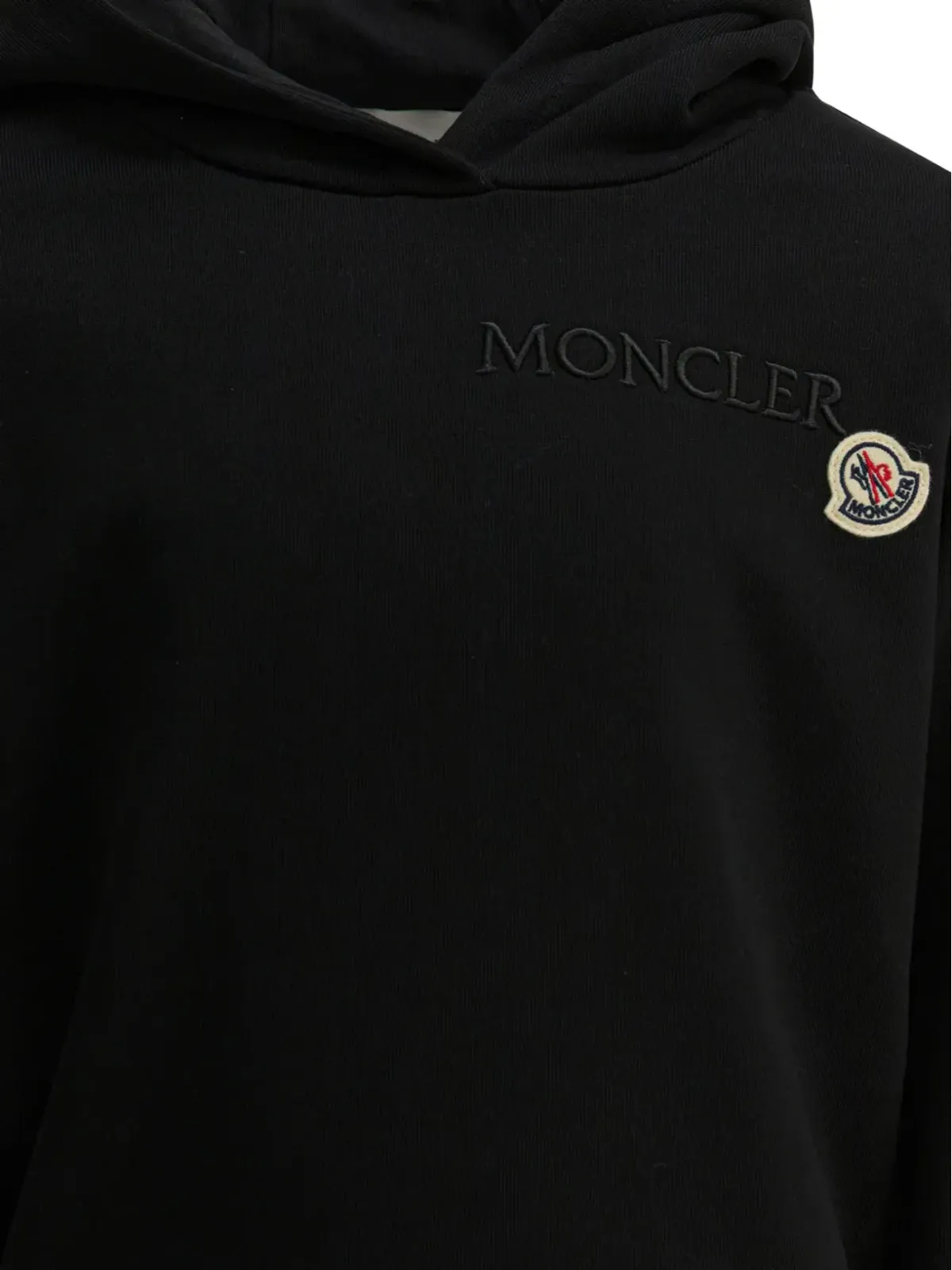 Moncler Enfant ロゴ入りフード付きスウェット - 画像3
