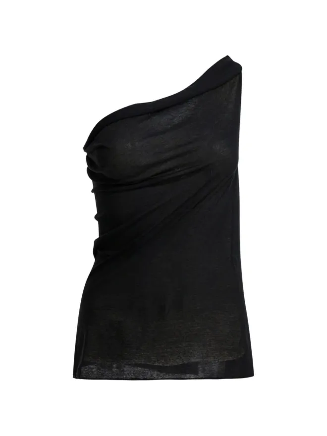 Rick Owens Rick Owens ワンショルダー ドレープトップの商品画像
