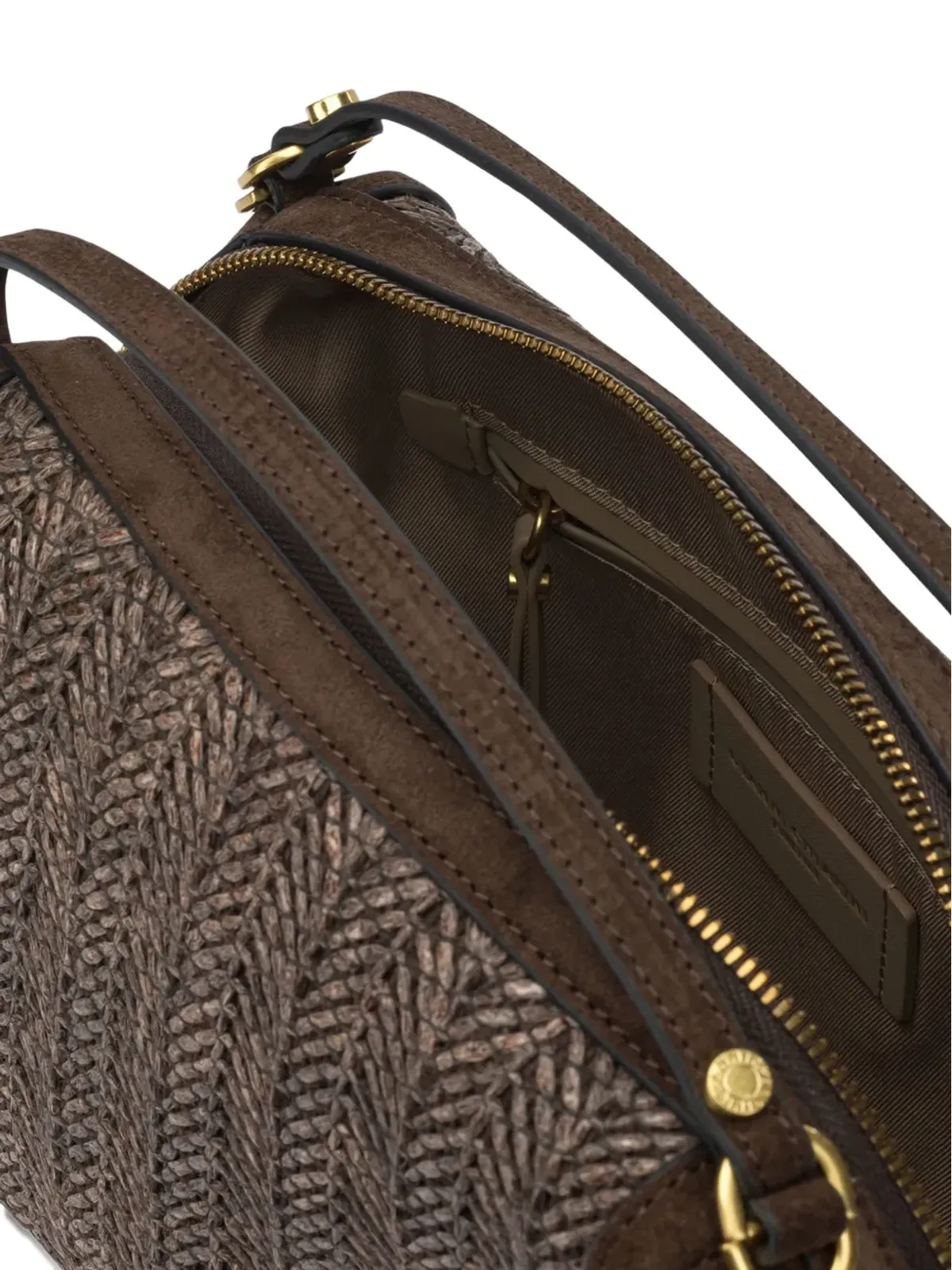 GIANNI CHIARINI Alifa woven handle tote bag - Brown - 画像5