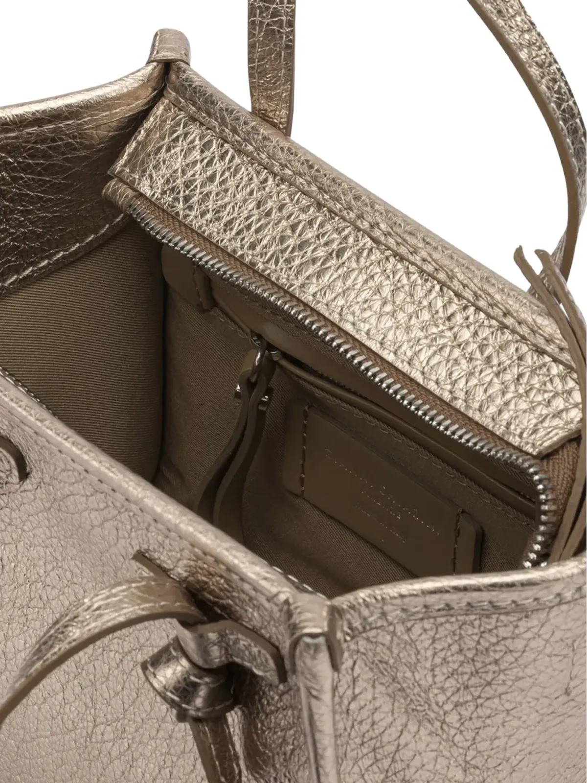 GIANNI CHIARINI メタリックエフェクト トートバッグ - 画像5