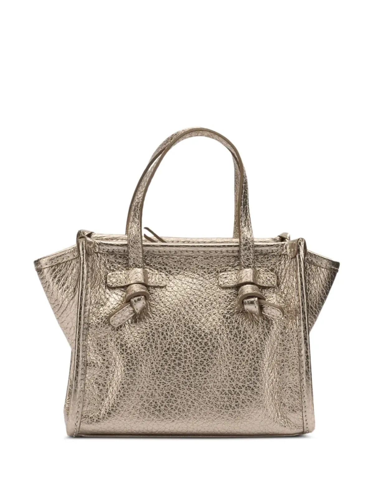 GIANNI CHIARINI メタリックエフェクト トートバッグ - 画像2