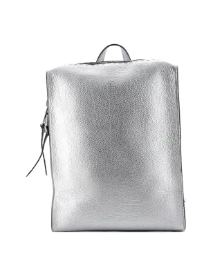 Fendi Pre-Owned セレリア レザー大型バックパック - メタリック - サムネイル3