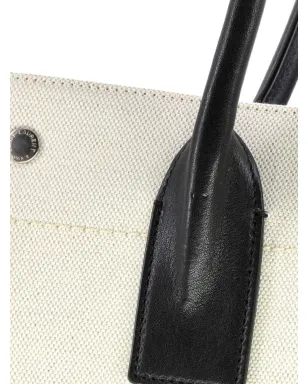 Saint Laurent Pre-Owned リヴ・ゴーシュ ショッパー キャンバス トートバッグ - サムネイル5