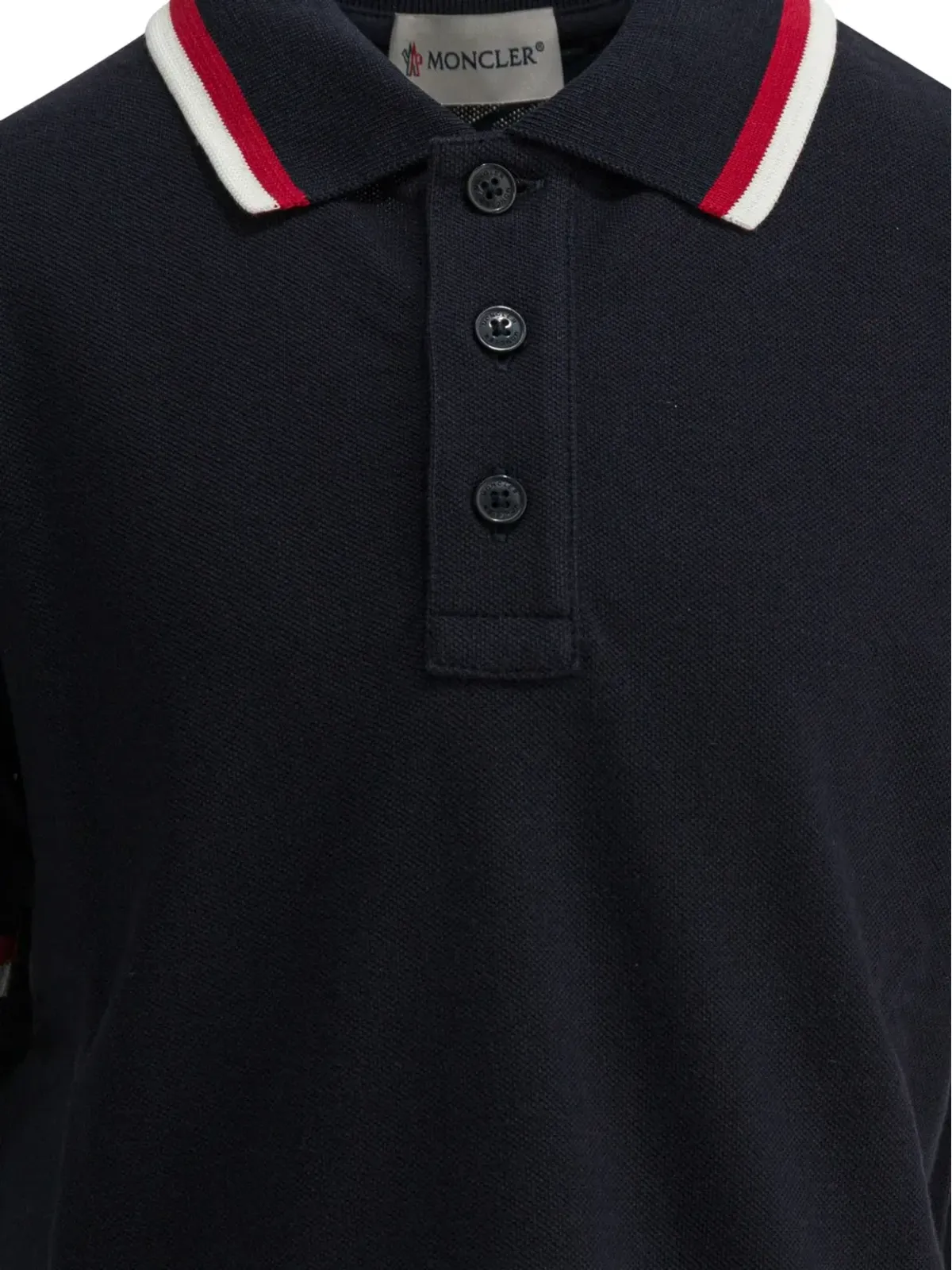 Moncler Enfant ストライプポロシャツ - 画像3