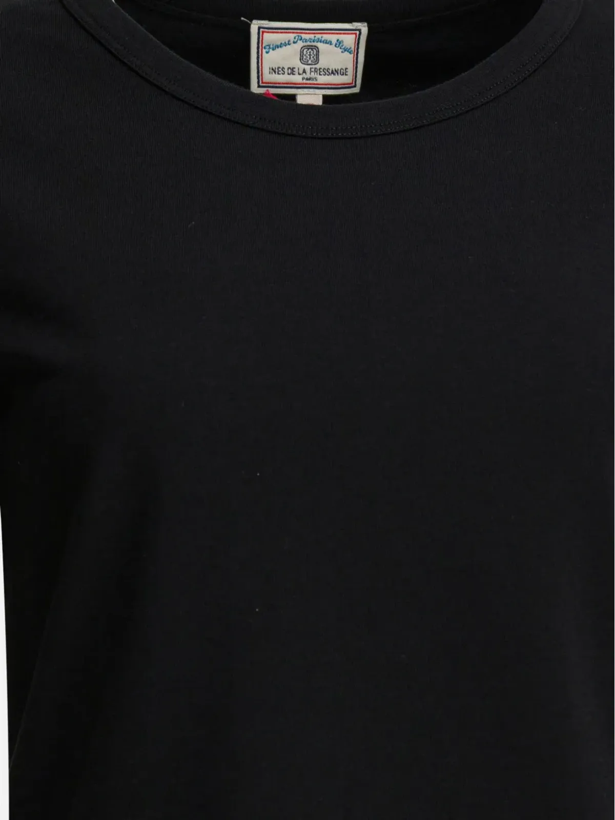 Ines De La Fressange クルーネック Tシャツ ブラック - 画像3