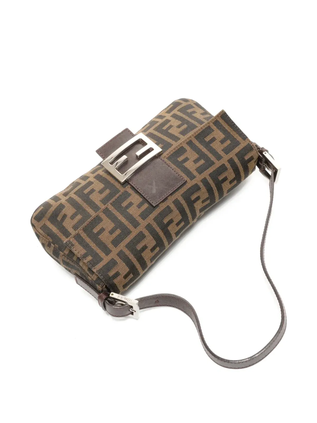 Fendi Pre-Owned 1990年代 マンマ・バゲット キャンバス ショルダーバッグ - 画像3