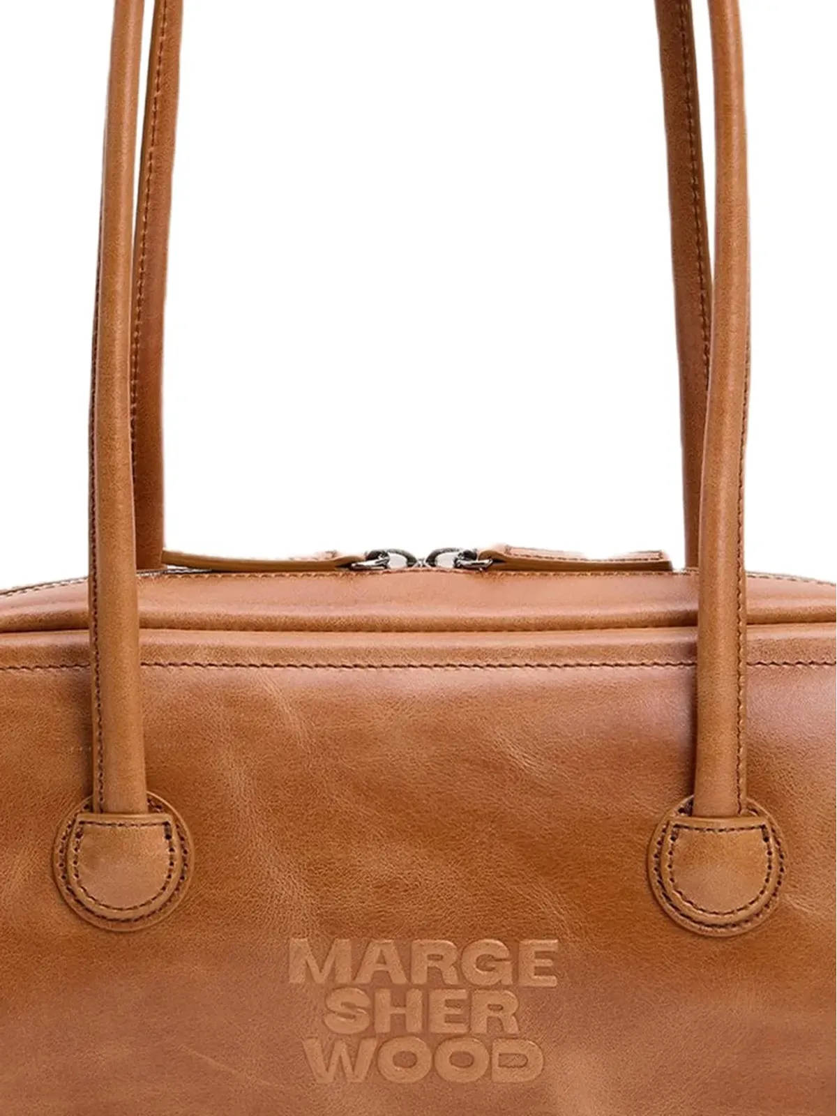 Marge Sherwood ロゴエンボス トートバッグ - 画像2