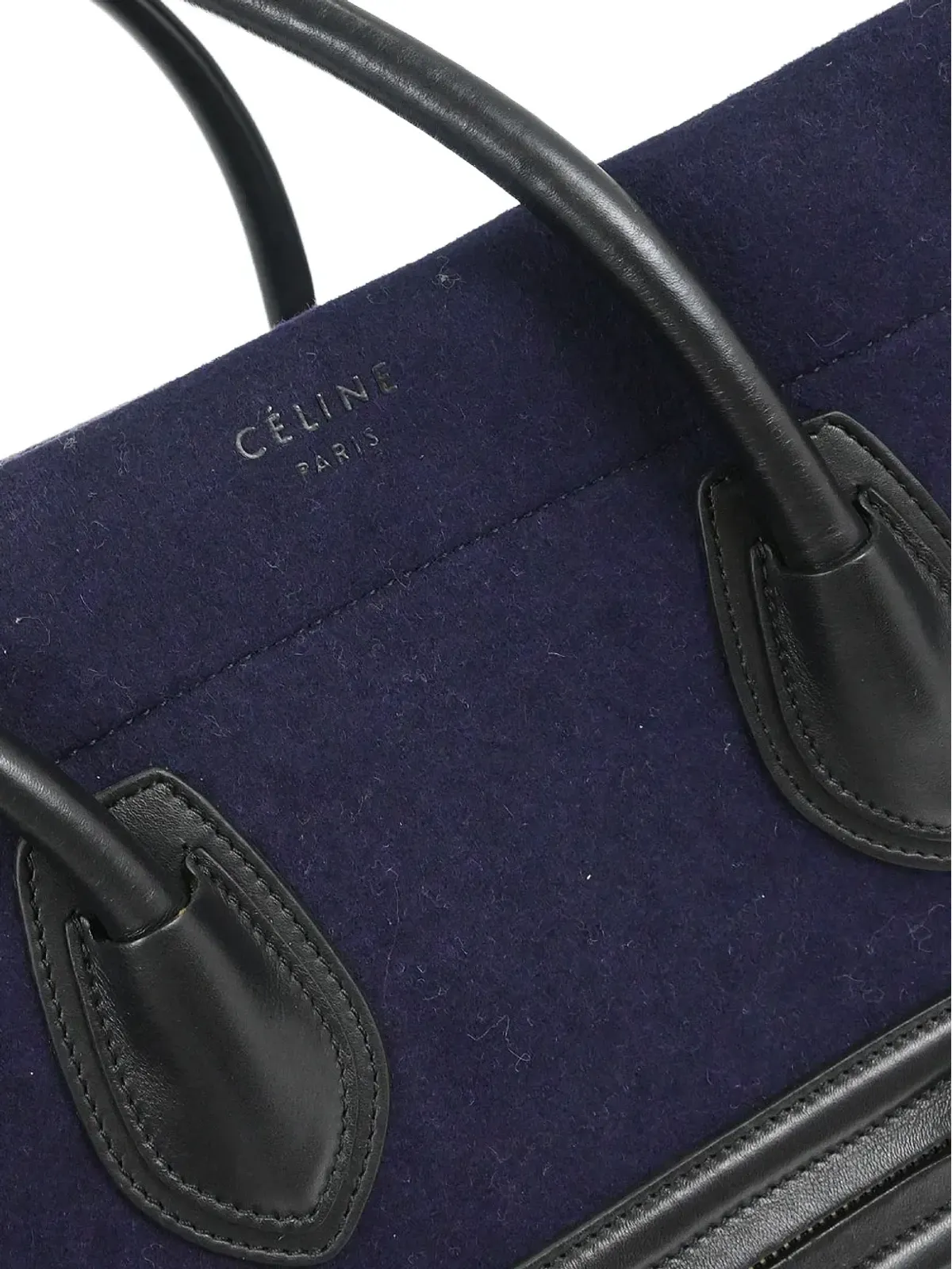 Celine Pre-Owned 2014 Top-Handle Luggage Tote Bag - Blue - 画像3