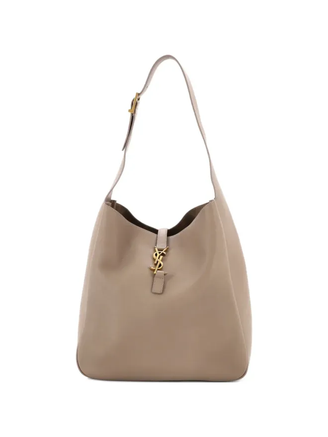 Saint Laurent Pre-Owned Saint Laurent ヴィンテージ Le 5 a 7 Supple Leather hobo bag - Neutralsの商品画像