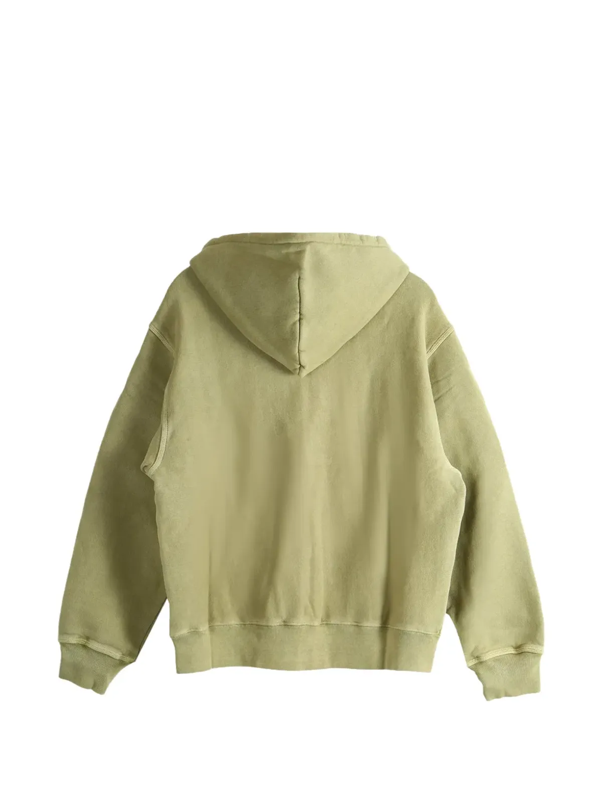 Stüssy ジャンボ Pig Dyed ジップアップフーディ - グリーン - 画像2