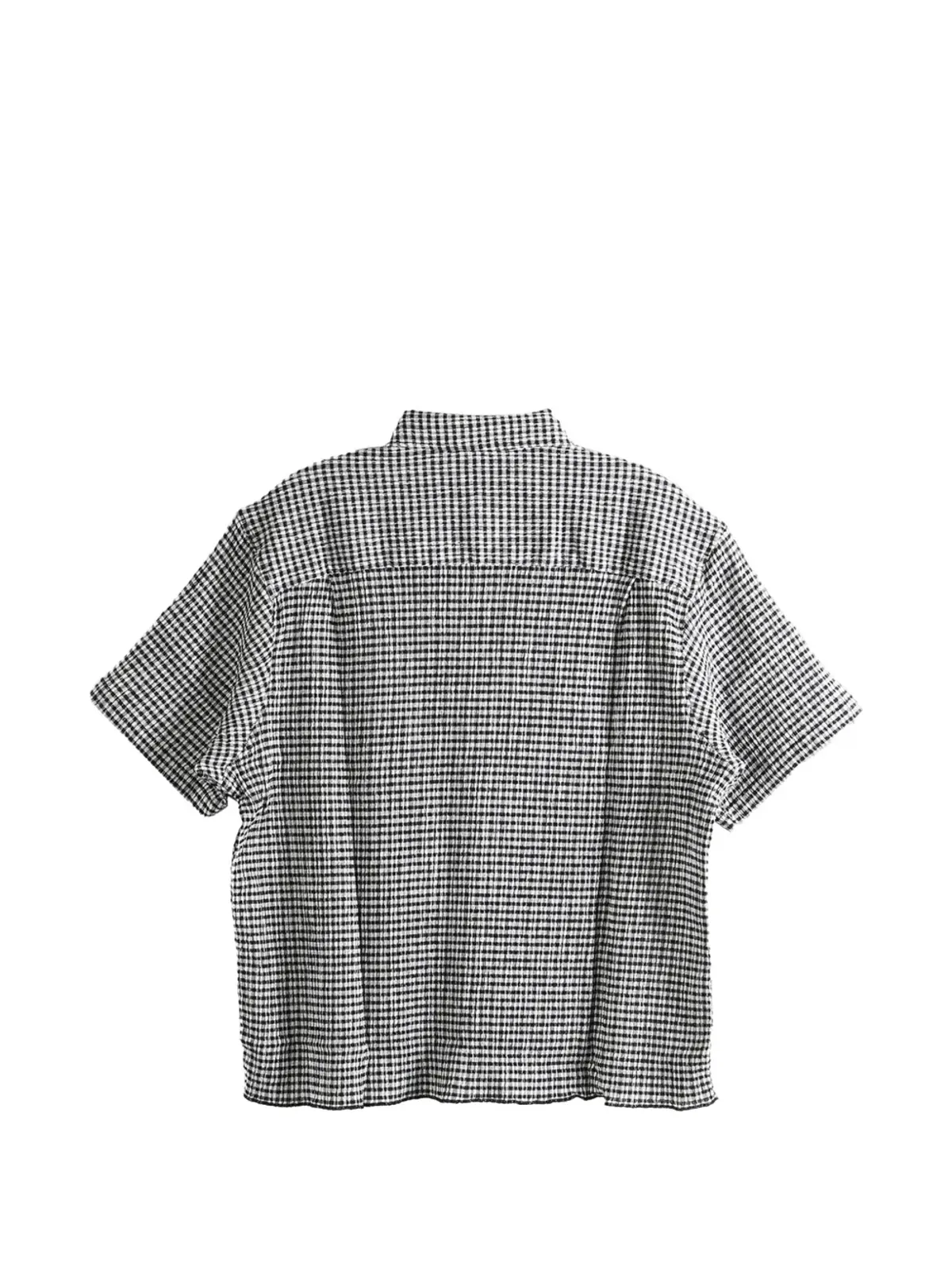 Stüssy シワ加工 チェック柄 半袖シャツ - 画像2