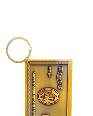 Bisous Skateboards La carte keyring - Gold - サムネイル2