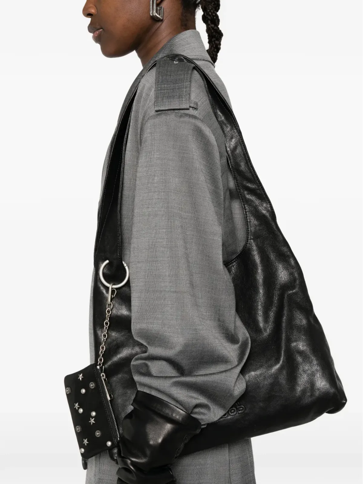 Marge Sherwood 洗い加工レザー ショルダーバッグ - 画像2