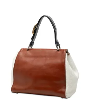 Fendi Pre-Owned カーフレザー シルヴァーナ トップハンドル バッグ／サッチェル（ブラウン） - サムネイル3