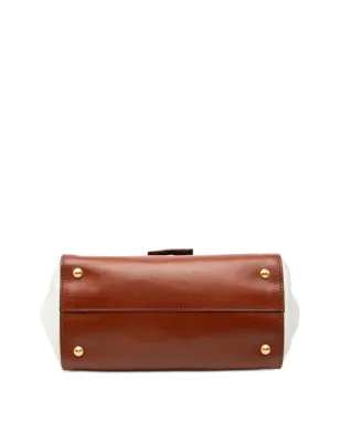 Fendi Pre-Owned カーフレザー シルヴァーナ トップハンドル バッグ／サッチェル（ブラウン） - サムネイル4