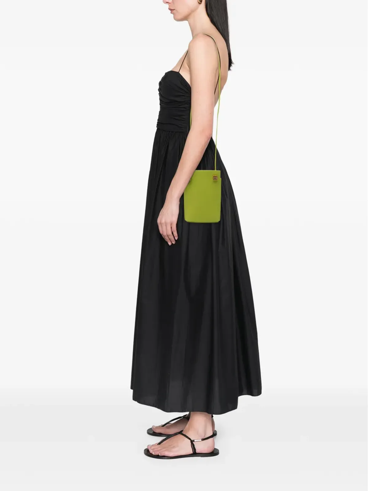 Loewe ビンテージ Calfskin Dice Pocket クロスボディバッグ - グリーン - 画像2