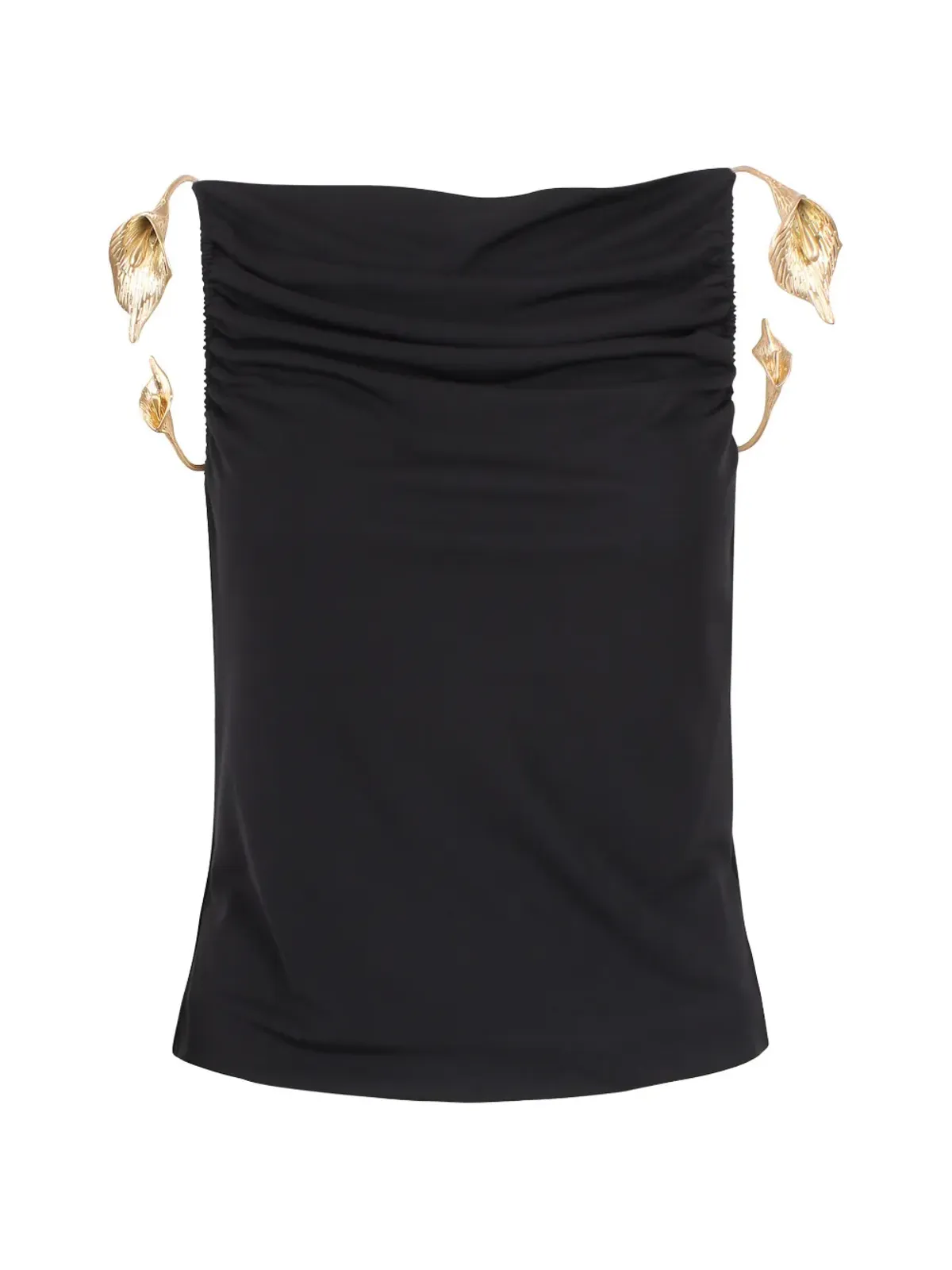 Cult Gaia ruched top - Black - 画像1