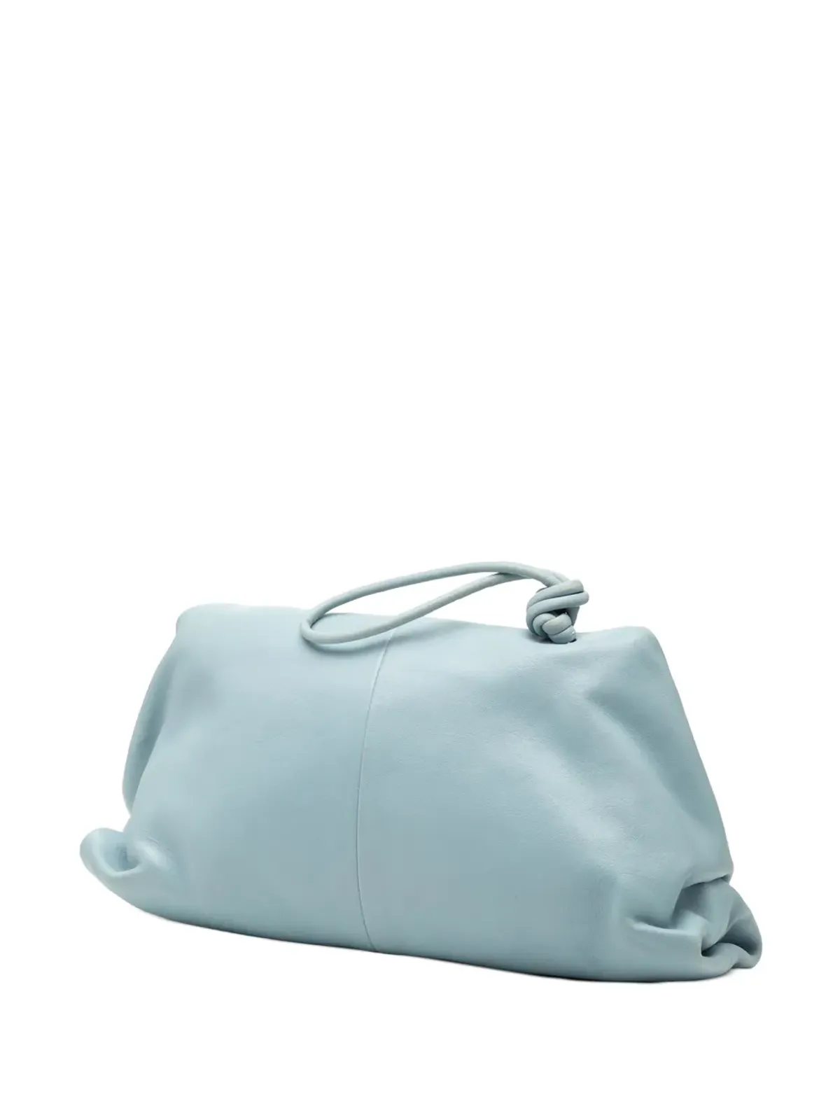Bottega Veneta ビンテージ レザー BV Trine アングラー クラッチバッグ - 画像3