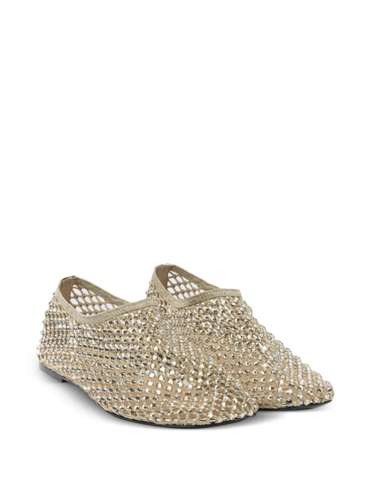 strategia shoes ビジュー付きバレエフラット - 画像2