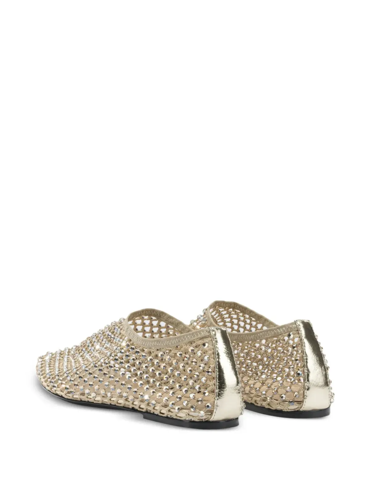 strategia shoes ビジュー付きバレエフラット - 画像3