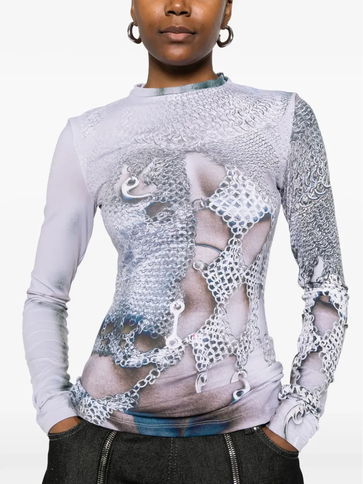VICTOR CLAVELLY 長袖Tシャツ - 画像5