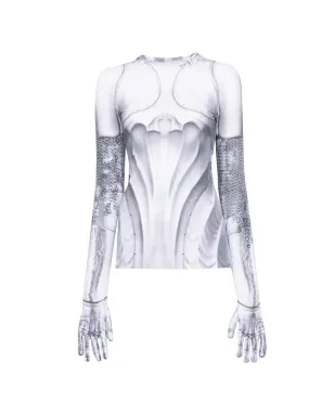 VICTOR CLAVELLY グローブディテール Tシャツ - サムネイル1