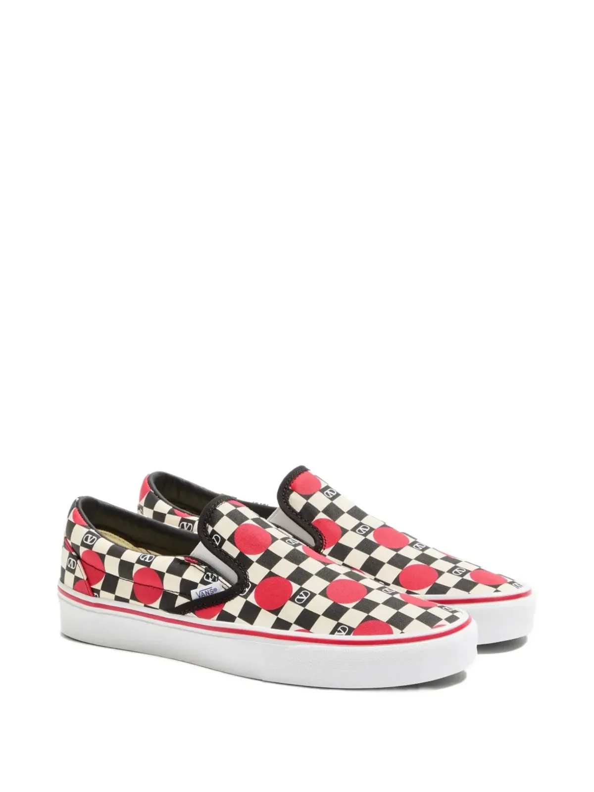 Vans × Valentino Garavani スリップオン チェッカーボード - 画像2