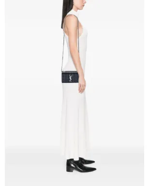 Saint Laurent Pre-Owned 2014 Mini Grain De Poudre Studded Kate shoulder bag - Black - サムネイル2