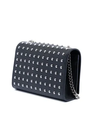 Saint Laurent Pre-Owned 2014 Mini Grain De Poudre Studded Kate shoulder bag - Black - サムネイル3
