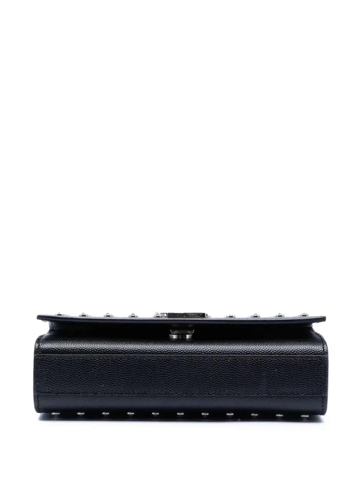 Saint Laurent Pre-Owned 2014 Mini Grain De Poudre Studded Kate shoulder bag - Black - 画像4