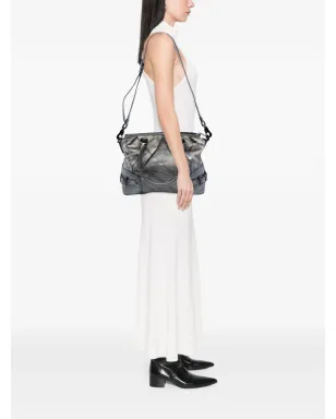 Burberry Pre-Owned グリッター・スモーク・チェック・キャンバス・チェック・サッチェル - Silver - サムネイル2