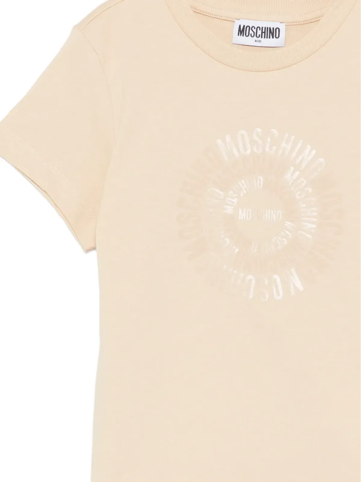 Moschino Kids 丸首ロゴTシャツ - 画像3