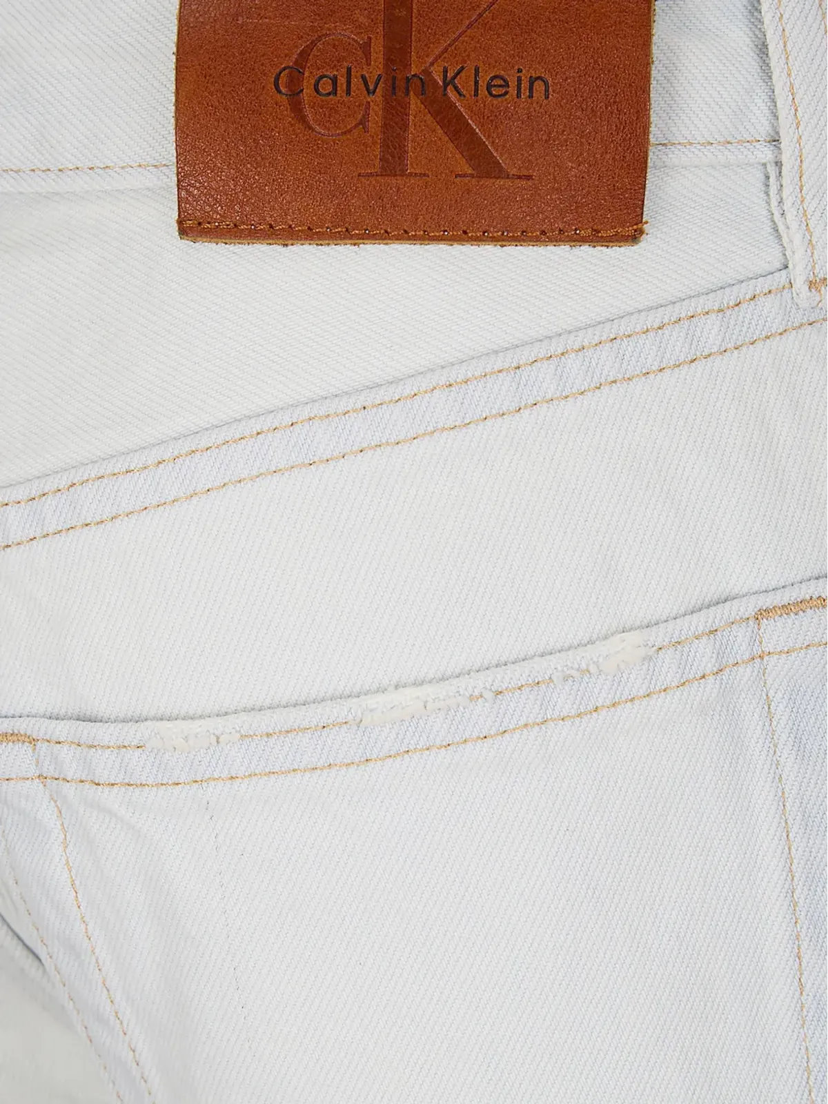 Calvin Klein 90年代ストレートジーンズ - ブルー - 画像3
