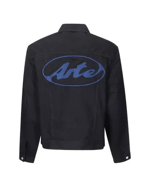 Arte Antwerp ロゴディテール デニムジャケット - サムネイル2