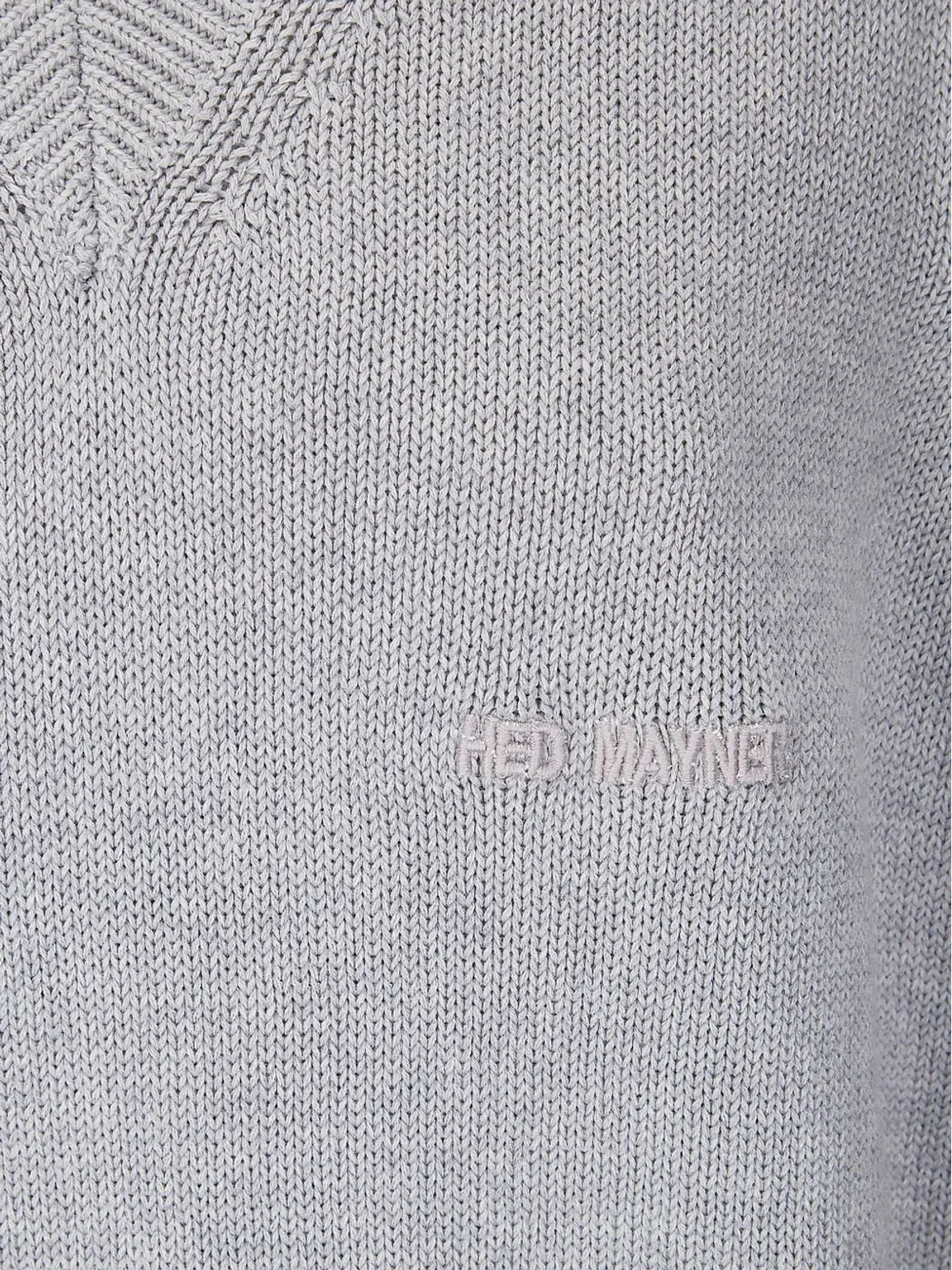 Hed Mayner エンブロイダリ Vネック ジレ - 画像3