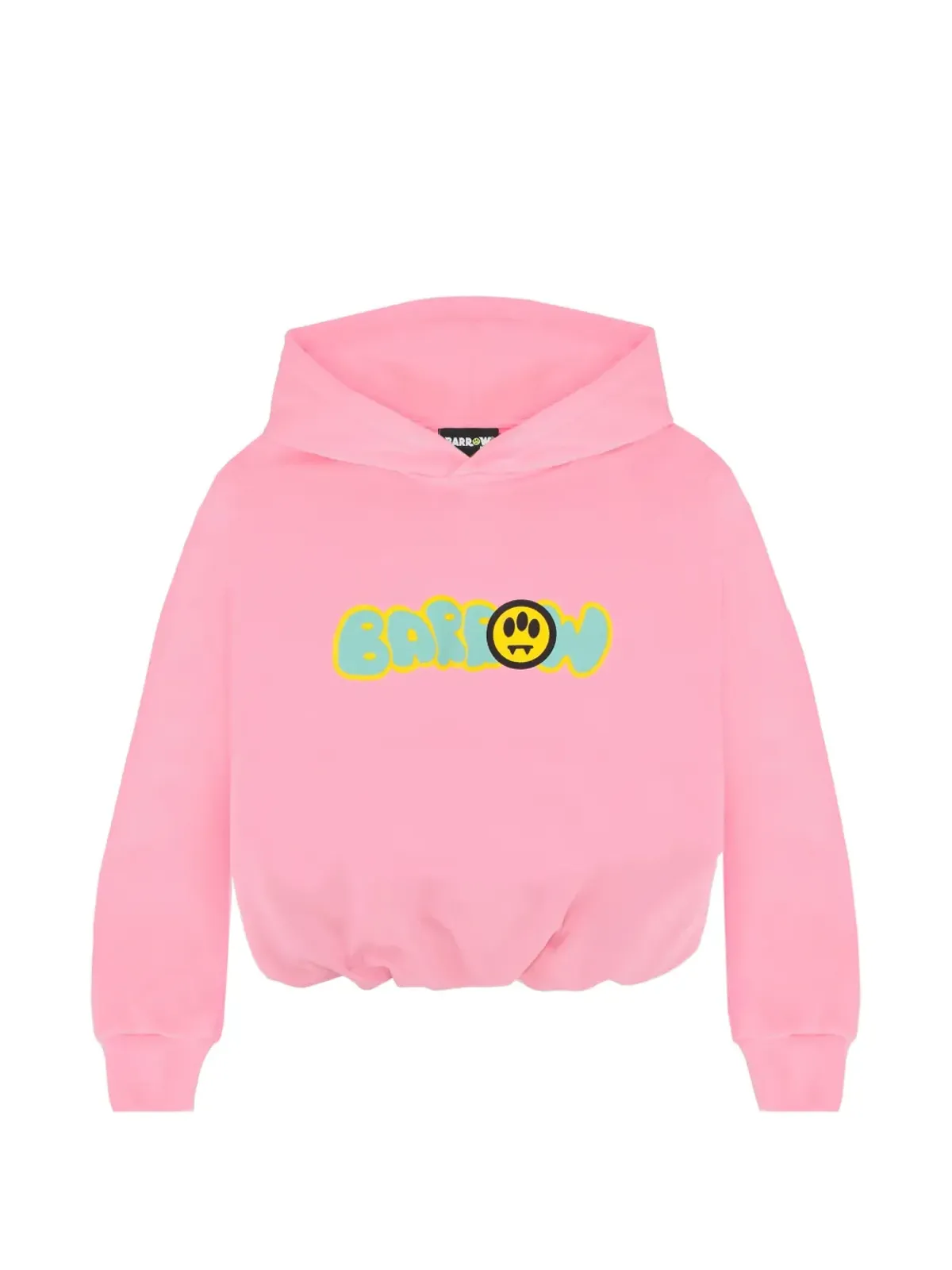 Barrow kids グラフィック フーデッド フリース - ピンク - 画像1