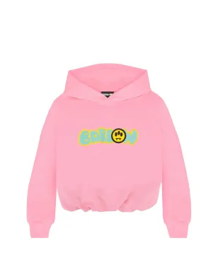 Barrow kids グラフィック フーデッド フリース - ピンク - サムネイル1