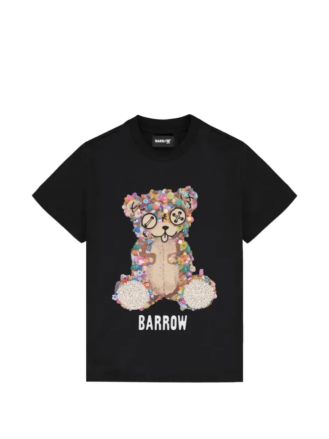 Barrow kids Barrow kids 刺繍グラフィックTシャツ ブラックの商品画像