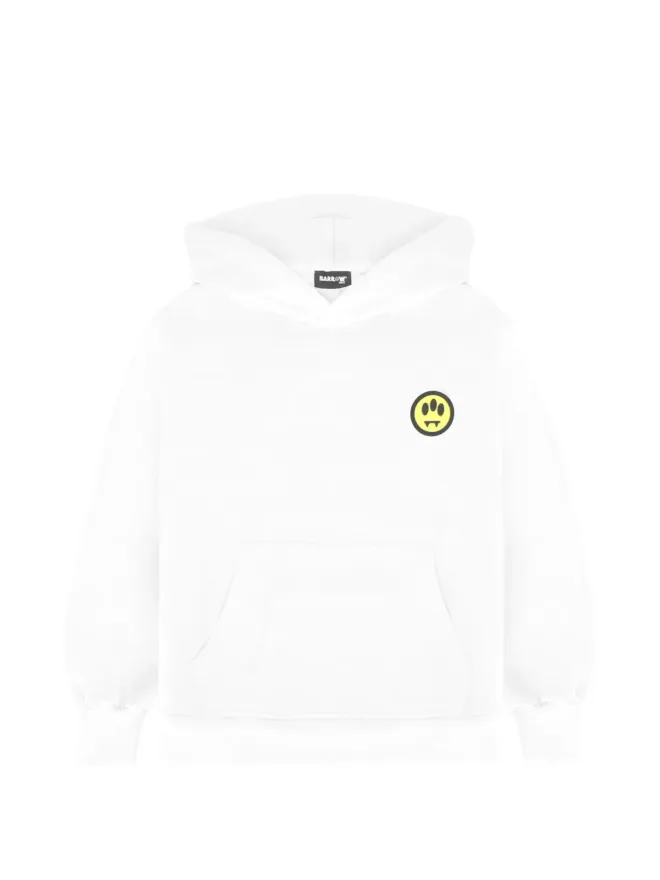 Barrow kids Barrow kids フリース ロゴ入りフーディー（ホワイト）の商品画像