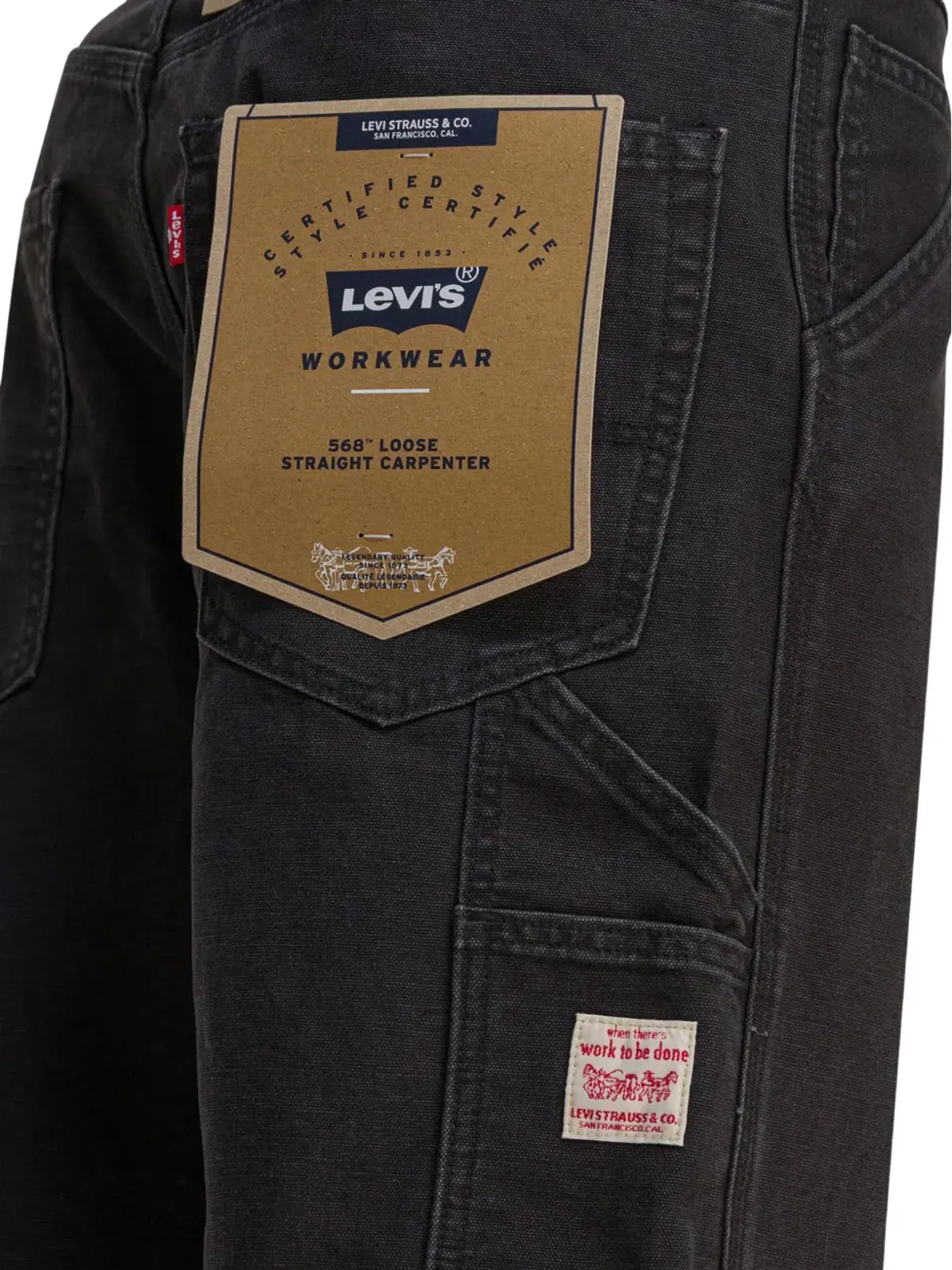 Levi's 568™ カーペンターストレートジーンズ - ブラック - 画像4