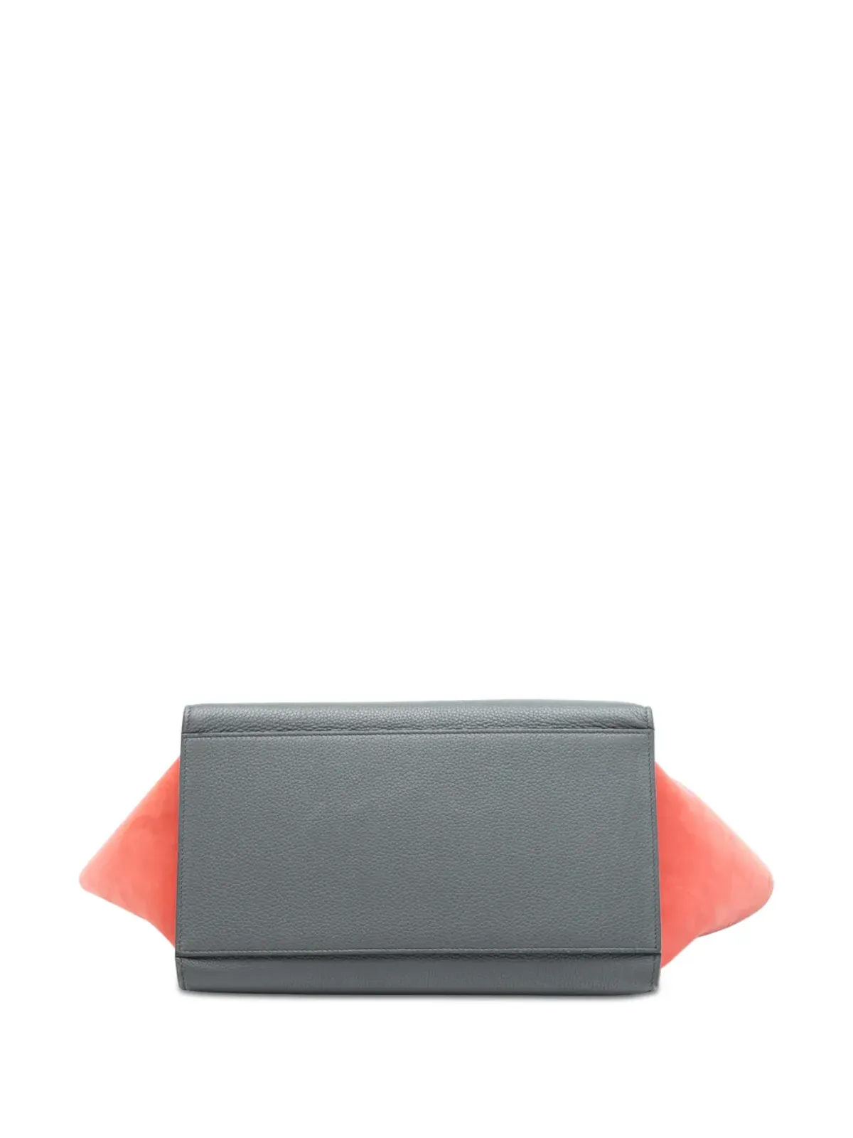 Celine Pre-Owned トラペーズ サッチェル グレー - 画像4