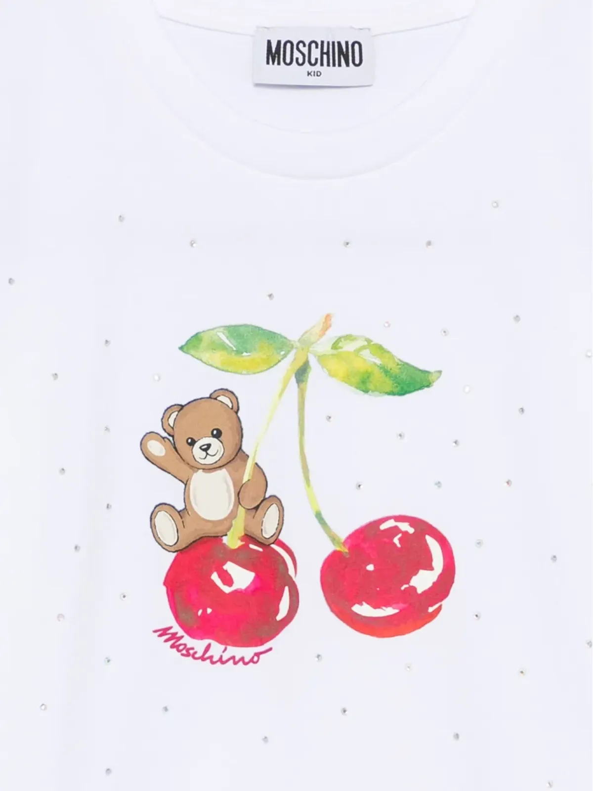 Moschino Kids チェリーグラフィックTシャツ - 画像3