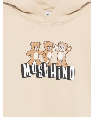 Moschino Kids グラフィックフーデッドスウェットシャツ - サムネイル3
