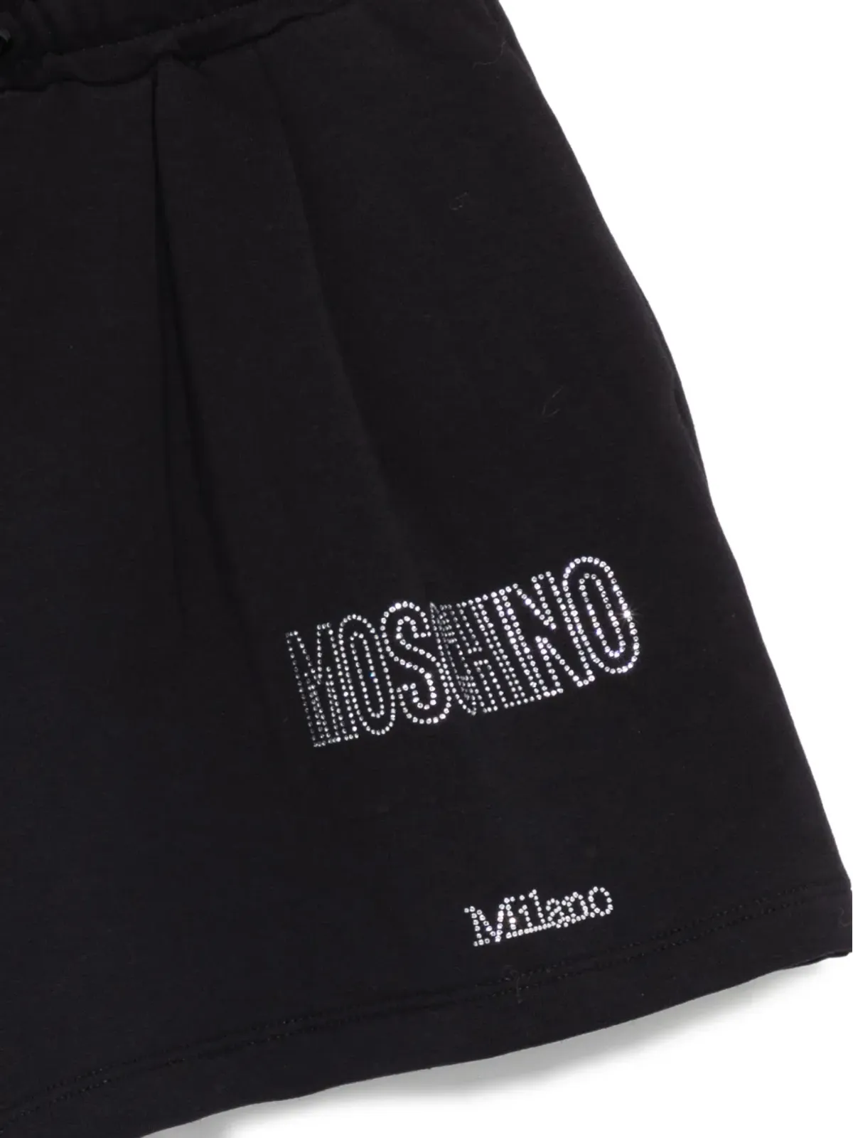 Moschino Kids ロゴ入りドローコードショーツ - 画像3